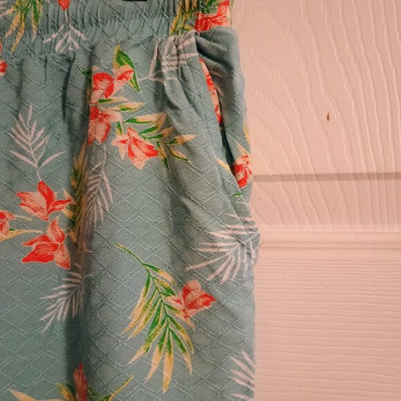 Tranquil And True Womens Lounge Pants, Sz S, Teal Floral, Hi Rise, NWOT - Picture 3 of 8